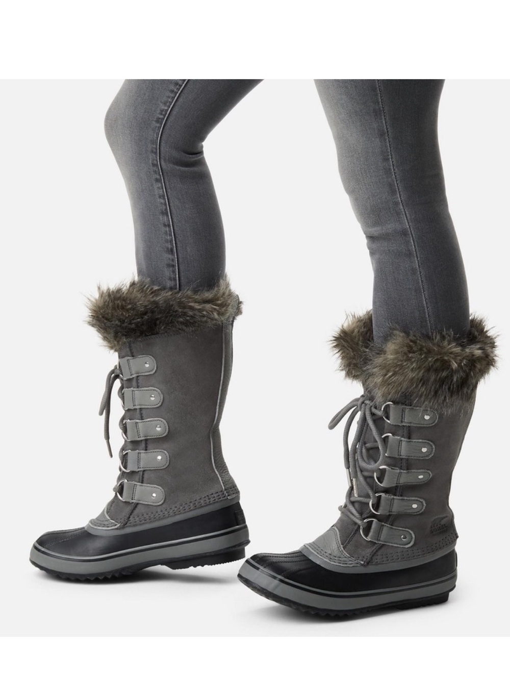 Sorel Joan of Arc Winter Waterproof Boots Arctic Grey. Women’s Size 7.5
